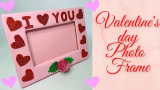 DIY Valentine's Day Photo FrameValentine's Day Gift IdeaValentine's Day CraftDIY Photo Frame