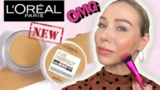 L'OREAL AGE PERFECT 4 IN 1 TINTED BALM FOUNDATION  FIRST IMPRESSIONS  & WEAR TEST/ Combo Oily Skin