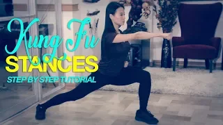 5 KUNG FU STANCES (Step by Step Tutorial)