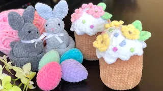 Пасха крючком 🧶 / Самый красивый вязаный кулич 🤩/ Мастер-класс