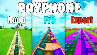 Payphone Noob vs Pro vs Expert (Fortnite Music Blocks) - Code in Description