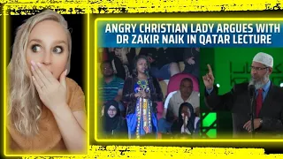 Christian Lady Heated Debate with Dr. Zakir Naik about Jesus in Qatar - Australian Reaction #islam