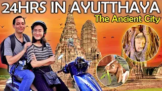 ✅First Video With MY THAI GIRLFRIEND | TRIP TO AYUTTHAYA | Thailand Ancient City | Floating Market