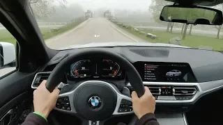 2019 BMW 330i xDrive - POV Test Drive (Binaural Audio)