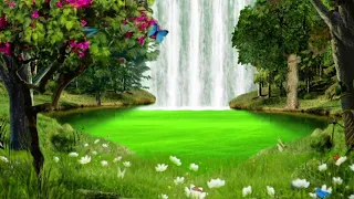 Nature Waterfalls Video (No Copyright) #nature