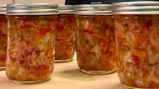 How To Make Old Fashioned Chow Chow Relish (MY WAY)  | Refrigerated Style