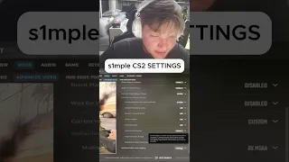 s1mple 2023 CS2 Settings UPDATED Sensitivity, Video, Crosshair & MORE