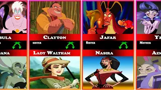 Disney Villains Families