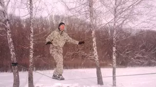 Вася сальто на стропе slackline stavropol