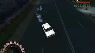 GTA Криминальная Россия - car chase scene ВАЗ-2107!