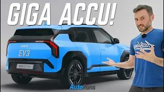 Nieuwe Kia EV3 Preview 2024 | Megalomane accu voor compacte crossover!