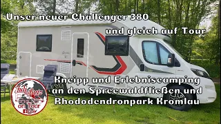 Unser neues #wohnmobil #challenger die erste Tour in den #spreewald und #kromlau