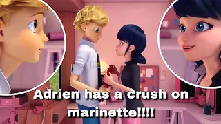 Adrien has a crush on Marinette in season 5!! LOVE SQUARE FLIP