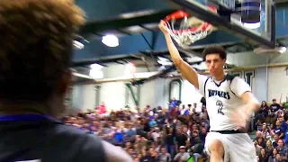 Lonzo Ball's FINAL GAME At Chino Hills Gym! STARE-DOWN After Dunk! PRIME Chino Hills VS Immanuel