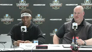 David Carr (Iowa State) after 165 NCAA semifinals win