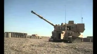 M109A6 Paladin 155mm SP Howitzer Live Fire