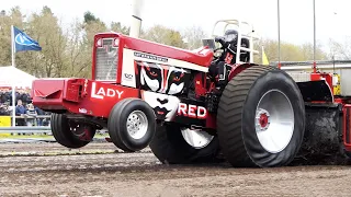 SuperSport 3600KG at 1. DM 2023 in Tractor Pulling at Brande Pulling Arena | Lots of Great Action