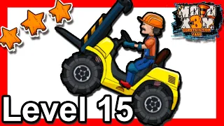 How to Beat Moto X3M Construction Yard Level 15 [27"53] Android Gameplay