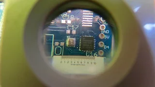 How to solder QFN or some electrodes below chip ?
