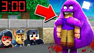 JAMAIS GRIMACE SHAKE NE NOUS TROUVERA DANS CETTE CACHETTE À 3H00 DU MATIN SUR MINECRAFT !