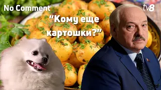 No comment: “Кому еще картошки?”. Лукашенко и обед чиновников в компании пса на столе