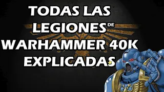 Todas las legiones de Marines espaciales explicadas! | Warhammer 40k historia (Parte 1/3)