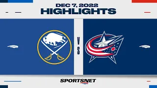 NHL Highlights | Sabres vs. Blue Jackets - December 7, 2022