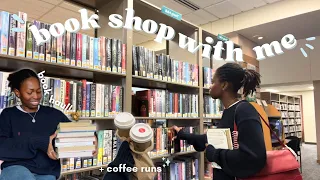 come book shopping with me 📖🧸🤍 | book haul + read with me