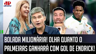 "OLHA ISSO, gente! Se o Endrick FIZER MAIS UM GOL, o Palmeiras vai..." BÔNUS MILIONÁRIO IMPRESSIONA!