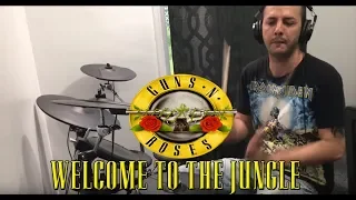 Guns N' Roses - Welcome to the Jungle (Drum Cover #1  by BETO BECERRA)
