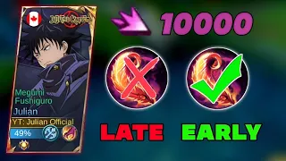 NEW HACK DAMAGE BUILD JULIAN FOR EARLY GAME! - MLBB