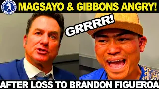 Magsayo & Manager Gibbons Angry After Loss To Figueroa