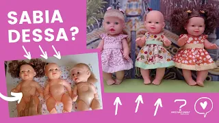 COMO FAZER VESTIDINHO PARA BONECA DIY FAÇA VOCÊ MESMO