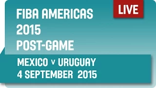 Post-Game: Mexico v Uruguay - Group A -  2015 FIBA Americas Championship