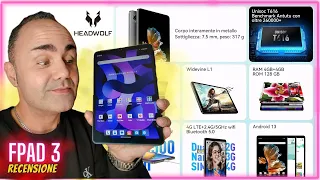 Questo Tablet con Android 13 è meglio dell'iPad mini ma costa 100€ su Amazon - Headwolf FPad 3