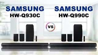 Samsung HW Q930C vs HW-Q990C Soundbar Compression