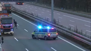 [VOLLSPERRUNG] - Polizei stoppt Sünder! Einsatzfahrten nach Schwerem Unfall auf der A9 bei Dessau