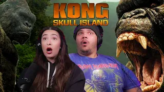 OUR FIRST TIME WATCHING! *KONG: SKULL ISLAND*