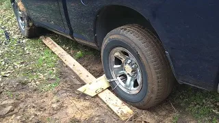How to get a stuck truck out of the mud