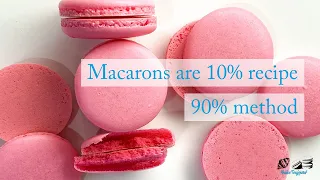 FRENCH MACARONS WITH NEW MACARONAGE TECHNIQUE