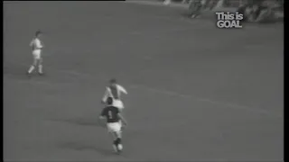 Goal! Angelo Sormani. UEFA European Champion Clubs' Cup 1968/1969. Final. Milan - Ajax