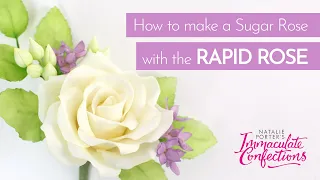 How to make a sugar rose....the rapid rose way