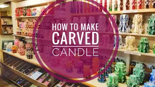 How to make carved candle