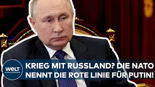 INVASION IN DER UKRAINE: Krieg mit Russland? Die NATO nennt die Rote Linie für Putin!