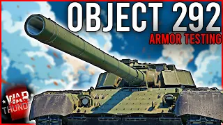 Object 292 Test Drive and Armor Testing in War Thunder