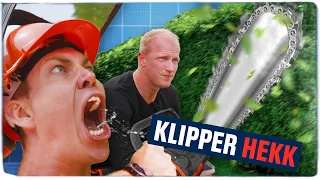 Ep6 S2 - Motorsag og klipping av monsterhekk | Erik og Oskar pusser opp