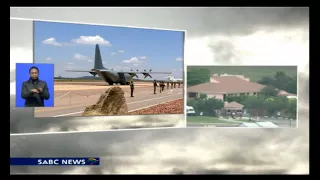 Nelson Mandela taking his final flight from Gauteng to Qunu