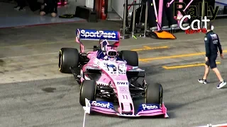 Formula 1 (F1) 2019 Test Day / Cars Leaving the Pit Lane [RallyCatRacing]