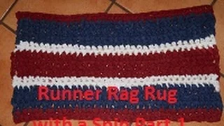 Runner Rag Rug with a Spin Part 1