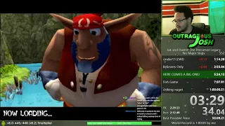 Jak and Daxter No Major Skips Speedrun in 59:59!!!!!!!!!! (WR)